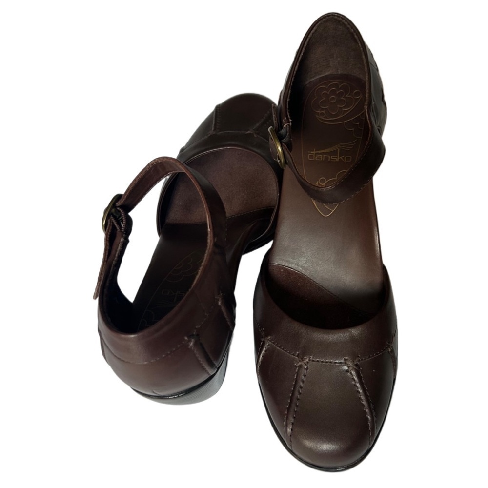 NEW Dansko Roxy Brown Mary Janes 40